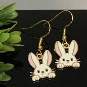 Bunny Earring, Easter Bunny, Easter Basket Gift, Gift, Rabbit, Easter Earring